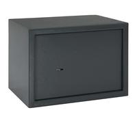 Vidaxl Coffre Avec Serrure À Clé Gris Foncé 25x35x25 Cm Acier