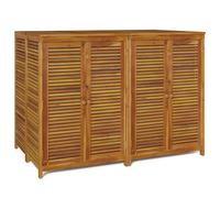 vidaXL Coffre de jardin 140x87x104 cm bois massif acacia