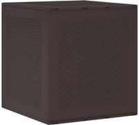 Coffre De Rangement Jardin Vidaxl Marron 55x53x57 Cm Pp