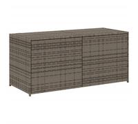 vidaXL Coffre de jardin Gris 283L Poly rotin