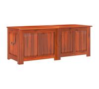 Coffre de rangement avec couvercle marron bois massif d'acacia364917