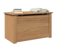 vidaXL Coffre de rangement avec couvercle Panama bois massif de pin, coffre, coffre à couvertures, coffre à jouets, coffre à