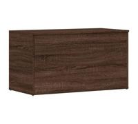 Coffre de rangement Chêne marron 84x42x46 cm Bois d'ingénierie