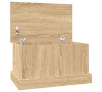 vidaXL Boîte de rangement chêne sonoma 50x30x28 cm bois d'ingénierie 816499