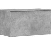Coffre de rangement - VIDAXL - Béton Gris - 84x42x46 cm - Bois d'ingénierie - Design contemporain
