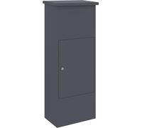 vidaXL Coffre de rangement pour paquets Anthracite 44,5 x 29 x 110,5 cm Acier