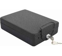 vidaXL Coffre-fort de voiture avec serrure Noir 21.8 x 16 x 7 cm Acier