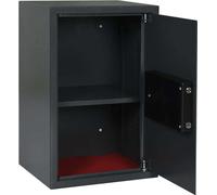 vidaXL Coffre-fort numérique avec serrure gris foncé 40 x 35 x 60 cm Acier