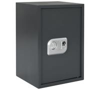 vidaXL Coffre-fort numérique avec verrouillage par empreinte digitale 31x35x50 cm Acier