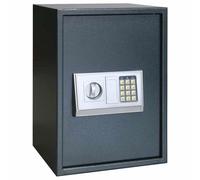 vidaXL Coffre-fort numérique électronique 35x31x50 cm Acier gris foncé