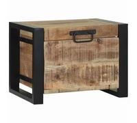 vidaXL Coffres de rangement 40 x 30 x 30 cm Bois de manguier massif, Solution de rangement pour chambre, coffre rectangulaire, meuble moderne, tiroirs, économiseur d'espace.