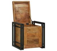 Vidaxl Coffres De Rangement 40 X 40 X 40 Cm Bois D'acacia Massif