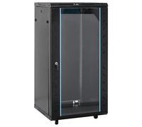 vidaXL Coffret de réseau 22U 19"" IP20 noir 60x60x120 cm