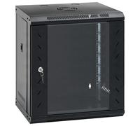vidaXL Coffret de réseau mural 12U 19"" IP20 53x40x60 cm