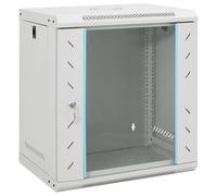 vidaXL Coffret de réseau mural 12U 19" IP20 53x40x60 cm