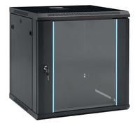vidaXL Coffret de réseau mural 12U 19" IP20 600 x 600 x 640 mm