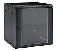 vidaXL Coffret de Réseau Mural Armoire de Stockage Armoire de Données Equipement de Réseau Armoire de Réseau 12U 19" IP20 600x600x640 mm