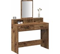Coiffeuse Vidaxl Avec Tiroirs En Bois Ancien 100x41x140 Cm