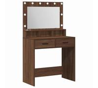 vidaXL Coiffeuse chêne brun 79 x 41 x 135 cm Bois composite