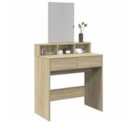 Coiffeuse avec miroir chêne sonoma 80x41x144,5 cm