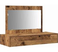 vidaXL Coiffeuse avec rangement Marron 100 x 40 x 70 cm Bois composite