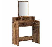 vidaXL Coiffeuse Bois ancien Bois 79 x 41 x 140 cm Coiffeuse