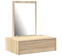 Coiffeuse Murale Vidaxl Chêne Sonoma 60x40x70 Cm