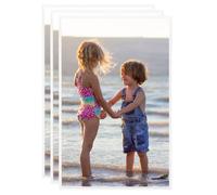 vidaXL Collage de cadres photo 3 pcs de table Blanc 13x18 cm MDF