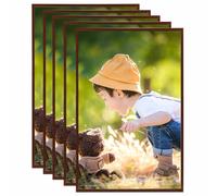 vidaXL Collage de cadres photo 5 pcs de mur table Bronze 70x90 cm MDF