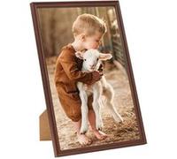 vidaXL Collage de cadres photo 5 pcs de table Marron 21x29,7 cm MDF Brun G