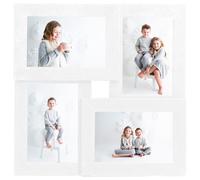 Vidaxl Collage De Cadres Photo Pour Photo De 4x(13x18 Cm) Blanc Mdf