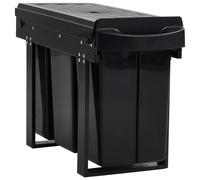 vidaXL Collecteur de déchets Soft-Close 36 L
