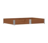 vidaXL Collier de palette 150x100 cm Marron Bois de pin solide