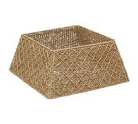 vidaXL Collier de Sapin de Noël Carré Naturel 70 x 70 x 28 cm