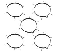 vidaXL Colliers a¿¿rateurs de pelouse 5 pcs avec pointes ? 30 cm fer