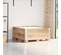 vidaXL Colliers de palette 2 pcs 100x100 cm bois de pin solide