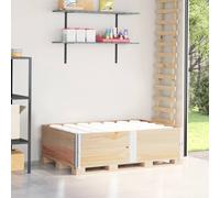 vidaXL Colliers de palette 2 pcs 150x100 cm bois de pin solide