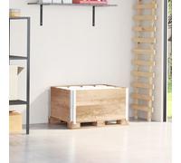 vidaXL Colliers de palette 2 pcs 80x60 cm bois de pin solide