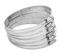 vidaXL Colliers de serrage 6 pcs 91-110 mm acier inoxydable 304, collier de serrage de tuyau, collier de serrage en acier 4008073