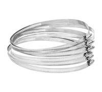 vidaXL Colliers de serrage 6 pcs 91-220 mm acier inoxydable 304, collier de serrage de tuyau, collier de serrage en acier inoxydable