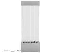 Vidaxl Colonne À Bulles Avec Led Rvb Inox Et Acrylique 110 Cm