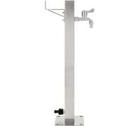 vidaXL Colonne d'eau de jardin Acier inoxydable Carré 65 cm