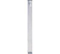 vidaXL Colonne d'eau pour le jardin 100 cm Acier inoxydable Carré