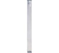 vidaXL Colonne d'eau pour le jardin 40 cm Acier inoxydable Carré