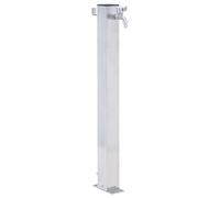 vidaXL Colonne ¿¿ eau de jardin 80 cm acier inoxydable carr¿¿
