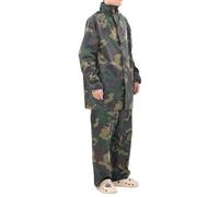 vidaXL Combinaison de pluie avec capuche 2 pcs Hommes Camouflage XXL