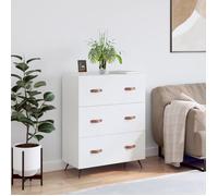 vidaXL Commode, Armoire avec Pieds, Buffet avec 4 Tiroirs, Meuble de Rangement Salle de Séjour Bureau Chambre à Coucher, 827820