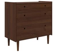 vidaXL Commode Bilbao Caramel foncé 90 x 45 x 89 cm