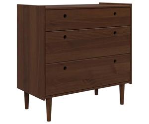 vidaXL Commode Bilbao Caramel foncé 90 x 45 x 89 cm