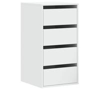 vidaXL Commode blanche 40x41x76 cm Bois composite